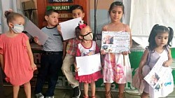 Niños reciben diplomado